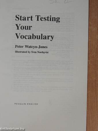 Start Testing Your Vocabulary