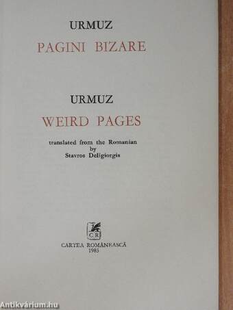 Pagini Bizare/Weird Pages