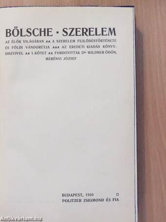 Szerelem az élők világában I-III.