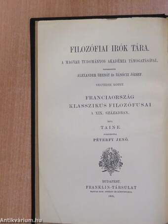 Franciaország klasszikus filozófusai a XIX. században