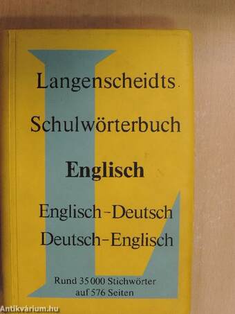 Langenscheidts Schulwörterbuch Englisch