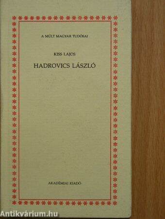 Hadrovics László