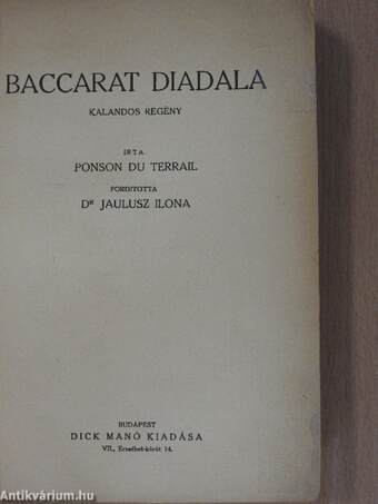 Baccarat diadala