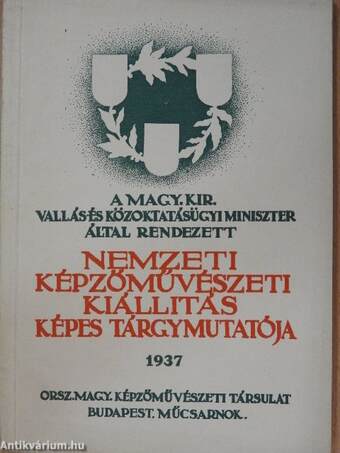 Nemzeti Képzőművészeti Kiállítás Képes Tárgymutatója 1937