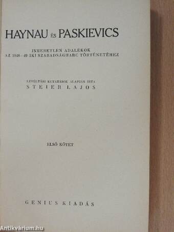 Haynau és Paskievics I-II.