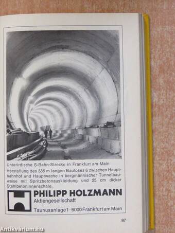 Taschenbuch für den Tunnelbau 1978