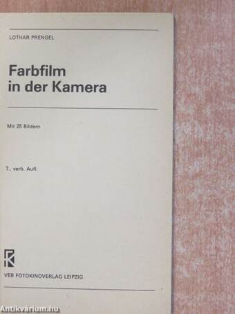 Farbfilm in der Kamera