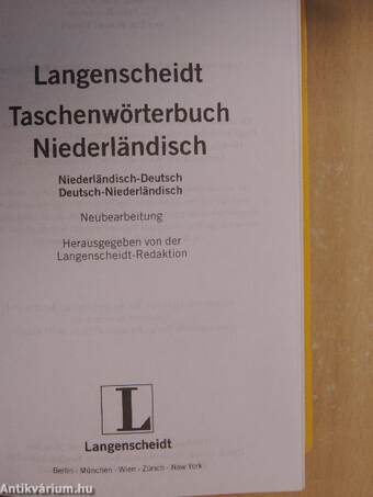 Langenscheidt Taschenwörterbuch Niederländisch