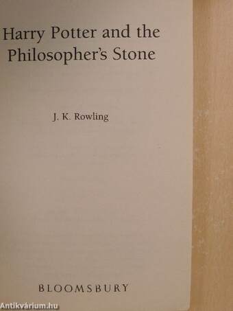 Harry Potter and the Philosopher's Stone