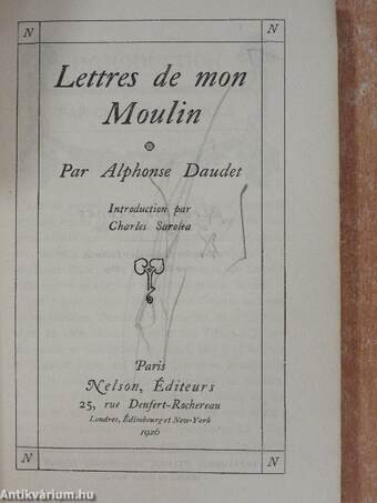 Lettres de mon Moulin