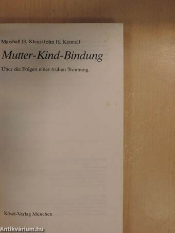 Mutter-Kind-Bindung