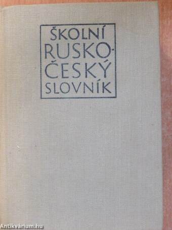 Skolní Rusko-Cesky Slovník