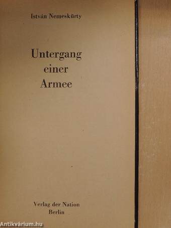 Untergang einer Armee