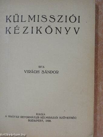 Külmissziói kézikönyv