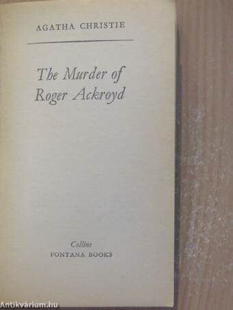 The Murder of Roger Ackroyd