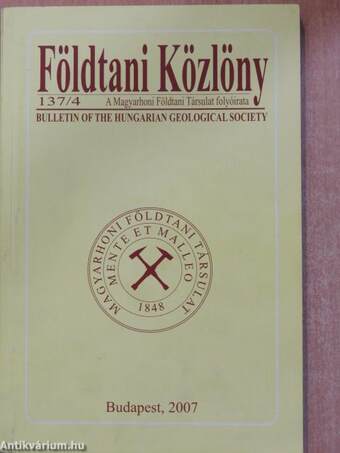 Földtani Közlöny 2007/4.