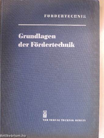 Grundlagen der Fördertechnik