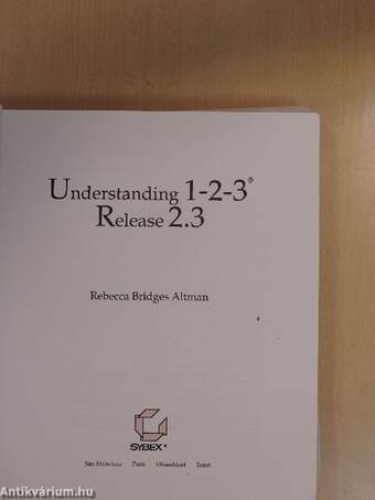 Understanding 1-2-3 - Release 2.3