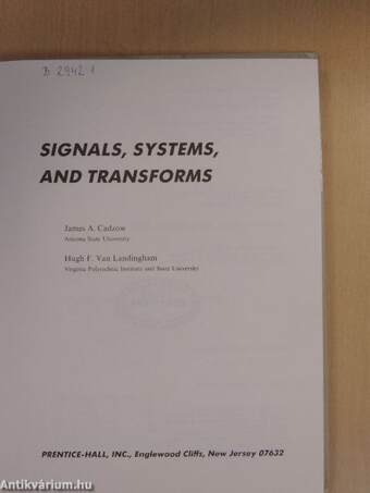 Signals, Systems, and Transforms