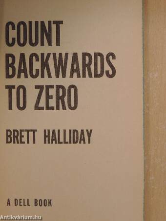 Count backwards to zero