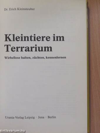 Kleintiere im Terrarium