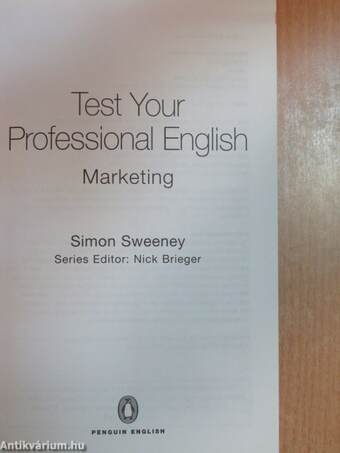 Test Your Professional English: Marketing