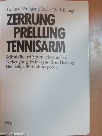 Zerrung - Prellung - Tennisarm