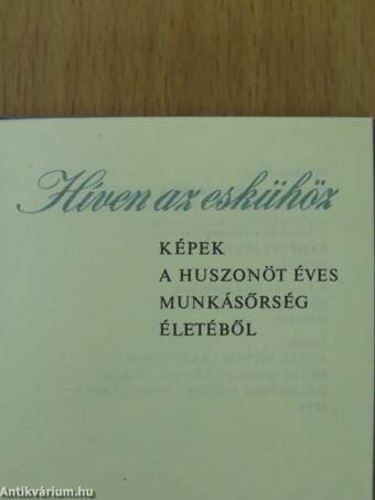 Híven az eskühöz (minikönyv) (számozott)/Híven az eskühöz (minikönyv) (számozott) - Plakettel, plexi dobozban