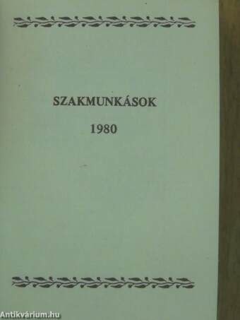 Szakmunkások 1980 (minikönyv)