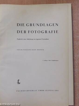 Die Grundlagen der Fotografie