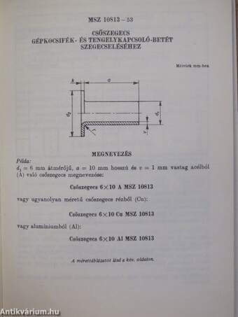 Gépipari kötőelemek I-II.