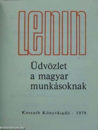 Üdvözlet a magyar munkásoknak (minikönyv)