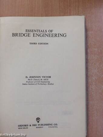 Essentials of Bridge Engineering