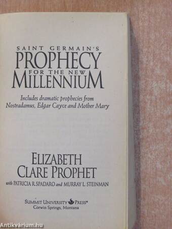 Saint Germain's Prophecy for the New Millennium