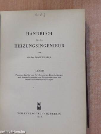 Handbuch für den Heizungsingenieur II.