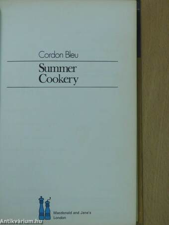 Summer Cookery