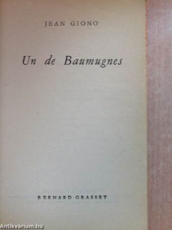 Un de Baumugnes