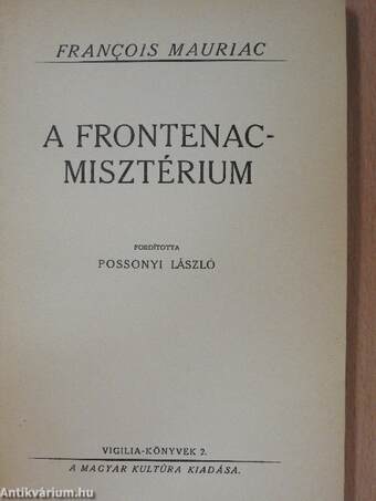 A Frontenac-misztérium