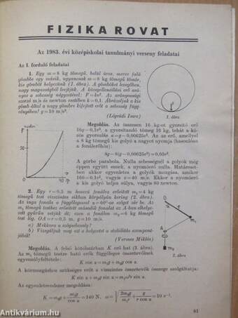 Középiskolai matematikai lapok 1983/7.