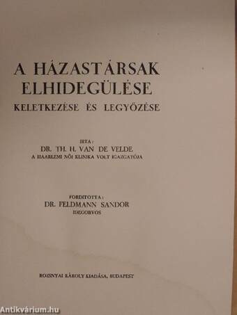 A házastársak elhidegülése