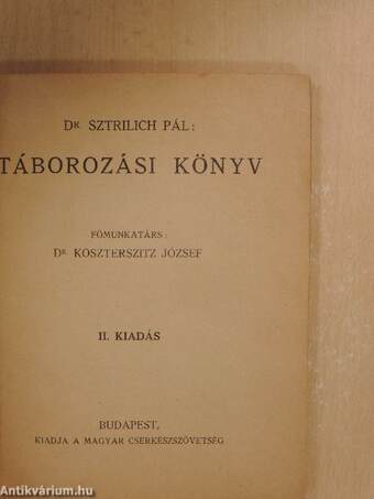 Táborozási könyv