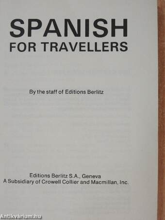 Spanish for Travellers