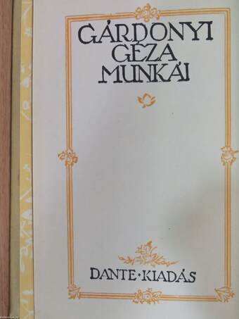 "38 kötet a Gárdonyi Géza munkái című sorozatból (nem teljes sorozat)"