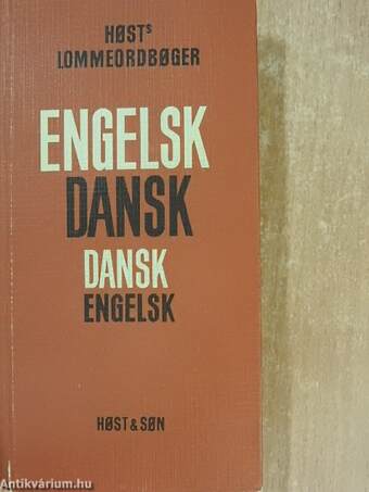 Host's English-Danish and Danish-English Pocket Dictionary/Host's Engelsk-Danske og Dansk-Engelske Lommeordbog