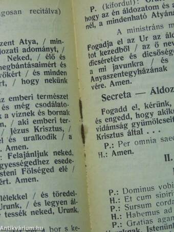 "Együtt az egyházzal" füzetes magyar miseszövegek kis kiadása 28.