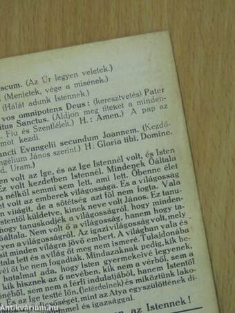 "Együtt az egyházzal" füzetes magyar miseszövegek kis kiadása 45.