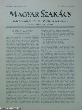 Magyar Szakács 1934. március