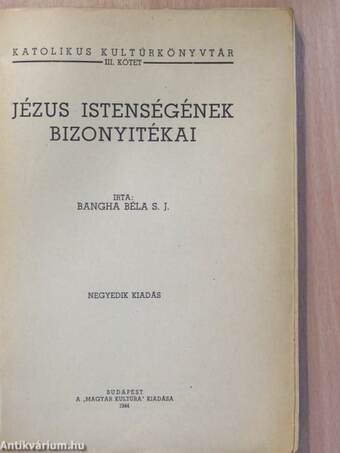 Jézus istenségének bizonyitékai