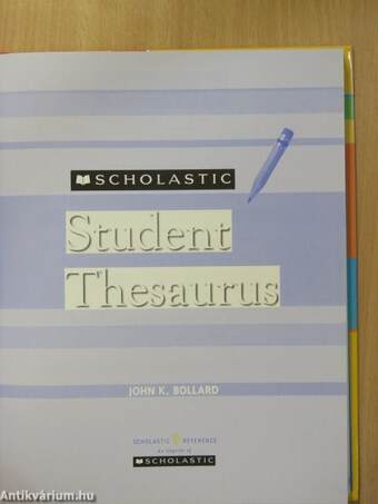 Scholastic Student Thesaurus