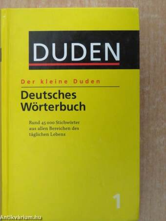 Der kleine Duden - Deutsches Wörterbuch